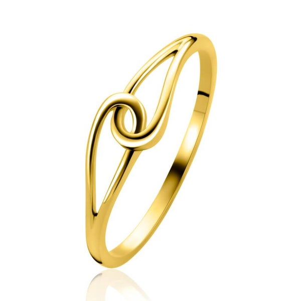 Zinzi Ring Gold 14 Karaat goud Slagmodel ZGR541