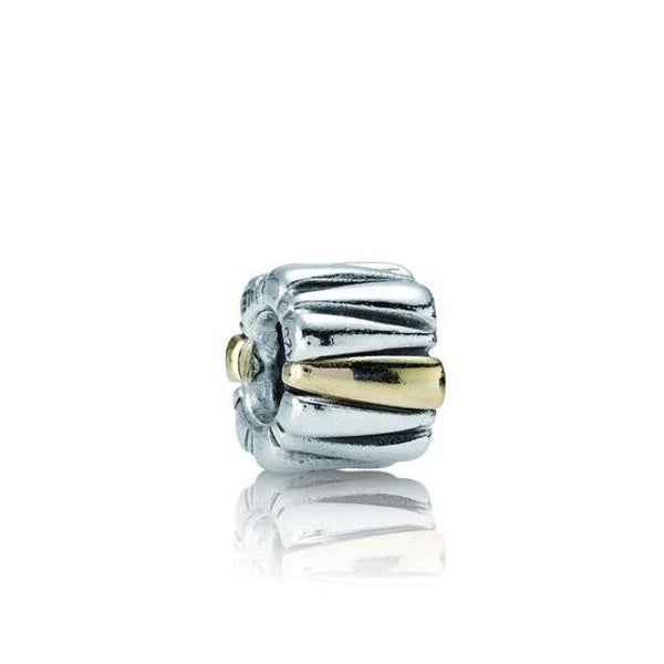Pandora Sale Charm Two Tone met 14K Geelgoud Verguld 790357
