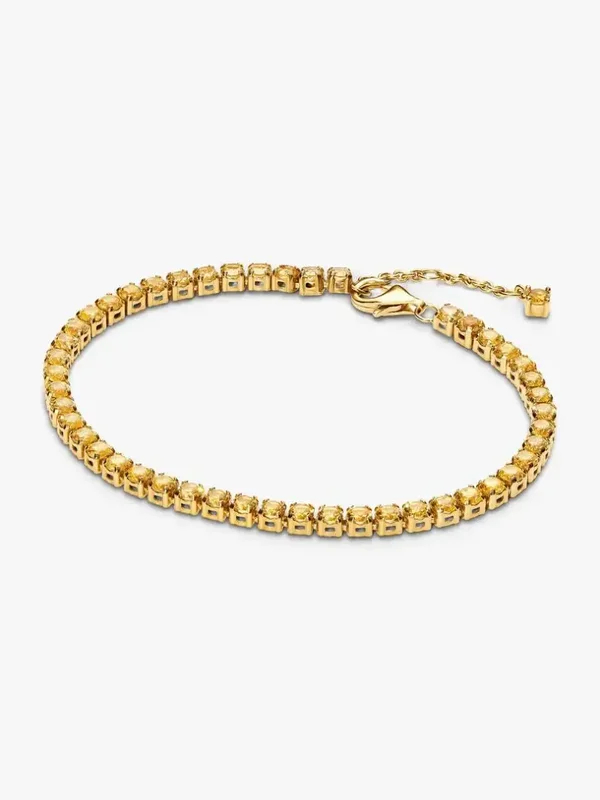 Pandora Armband Sprankelende Gele Tennis 561469C03