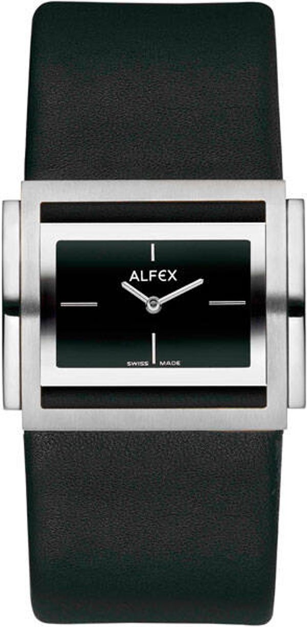 Alfex Dames Horloge Square Leren Band 5621/667