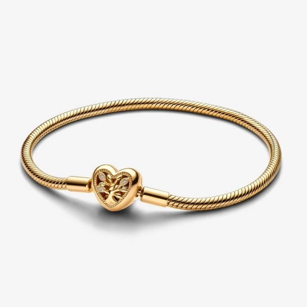 Pandora Moments 14K Gold-plated Hart Sluiting 563516C01
