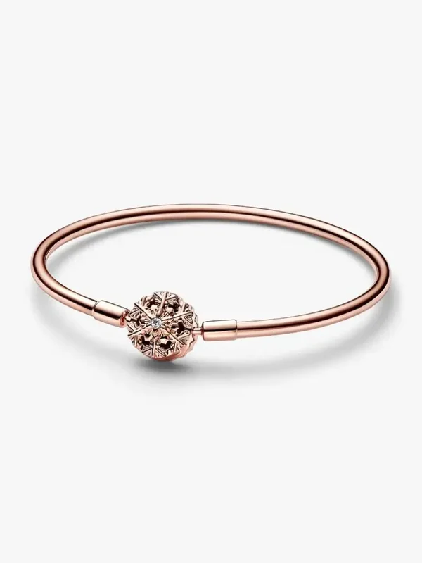 Pandora Moments Armband met sprankelende sneeuwvloksluiting 582338C01