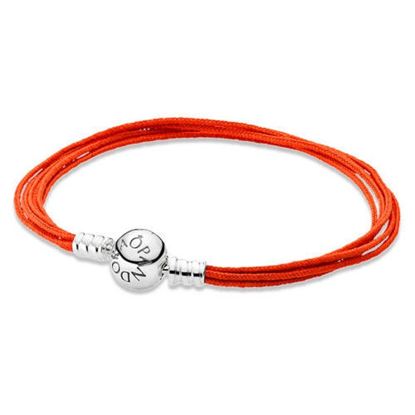 Pandora Armband Oranje meerdere strengen 590715COE