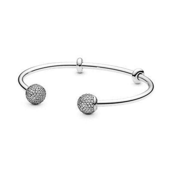 Pandora Moments Pavé Clasp Bangle 596438CZ