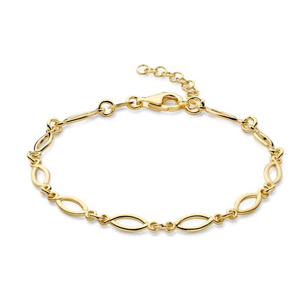 Rosa Di Luca Armband Zilver Geelgoud Verguld 603.486