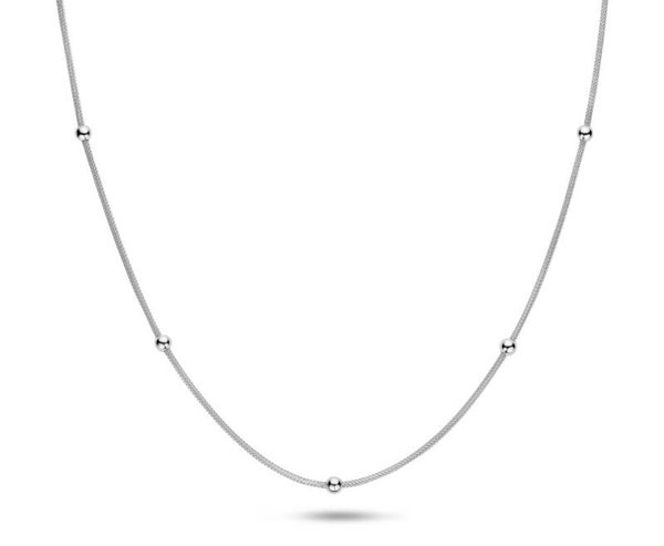 Rosa Di Luca Collier Zilver met Balletjes 606.571.45