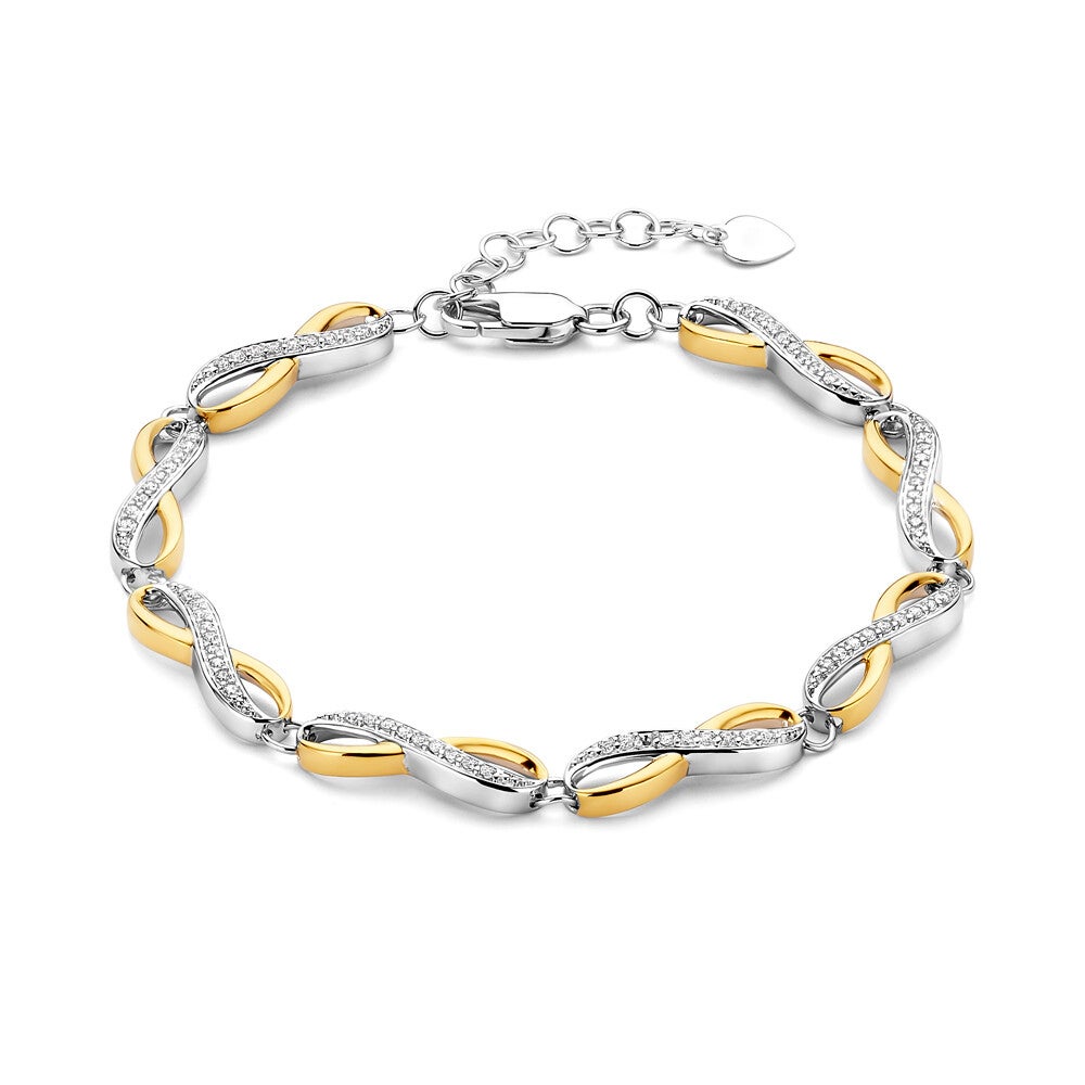 Rosa di Luca Armband Zilver Verguld Zirkonia 623.876