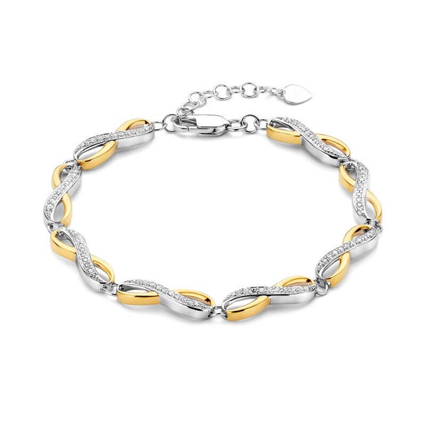 Rosa di Luca Armband Zilver Verguld Zirkonia 623.876