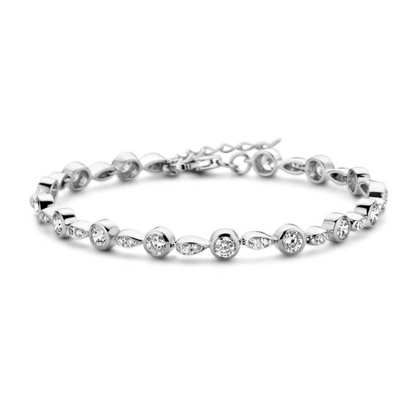 Rosa Di Luca Zilver Armband Zirkonia 623.651