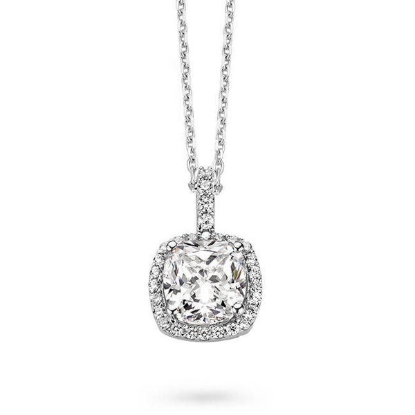 Rosa Di Luca Zilver Collier Zirkonia 624.278