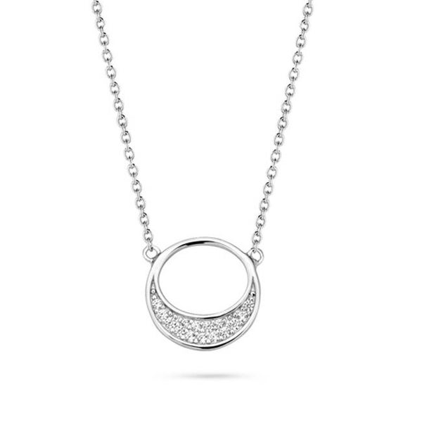 Rosa Di Luca Zilver Collier Zirkonia 624.634