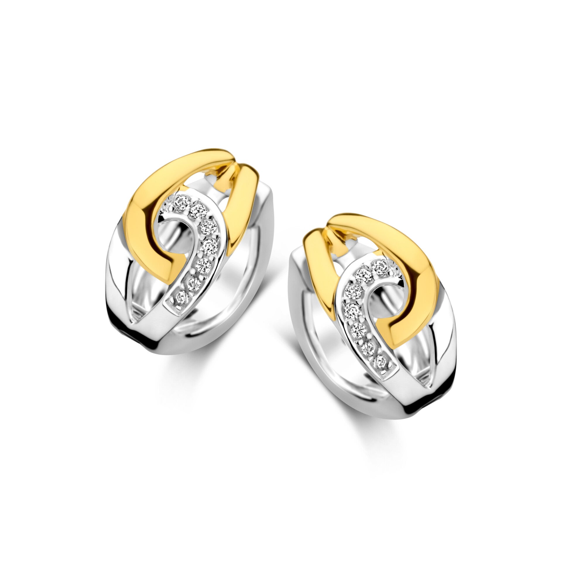 Rosa Di Luca Creolen Zilver Verguld 625.001