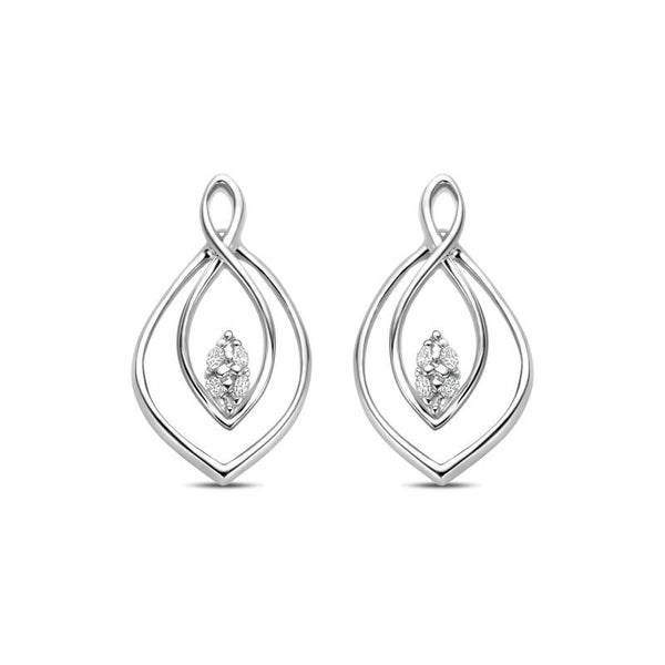 Rosa Di Luca Oorhangers Zilver met Zirkonia 625.036