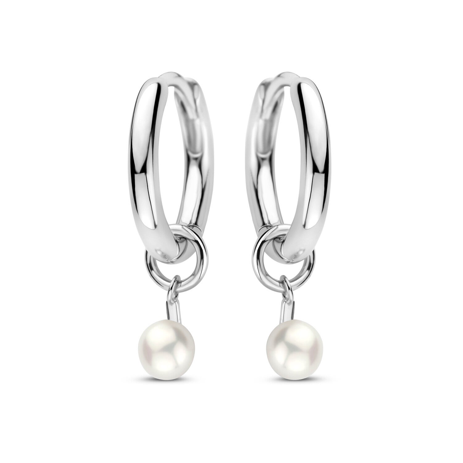 Rosa Di Luca Creolen met Parel hanger 625.160