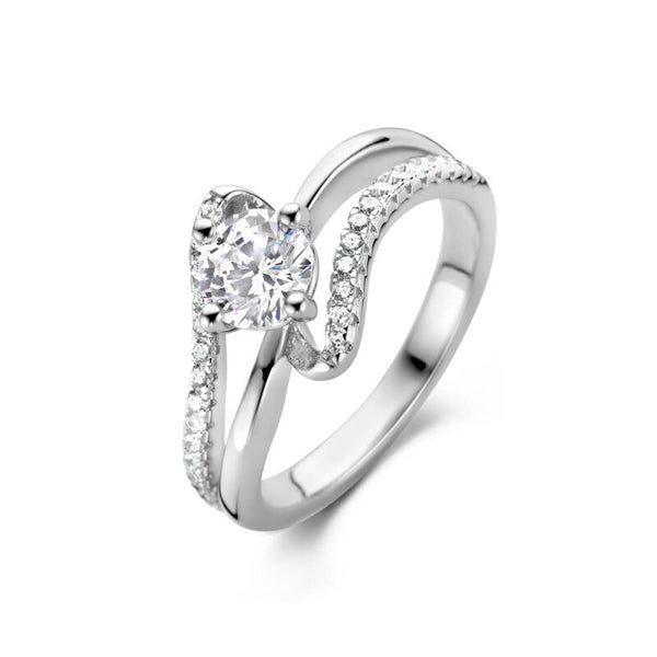 Rosa Di Luca Ring Zilver met Zirkonia 629.126