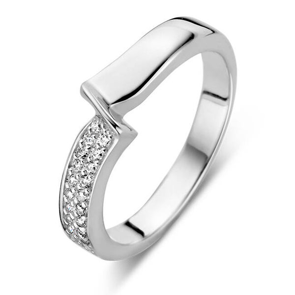 Rosa Di Luca Zilver Ring Zirkonia 629.535