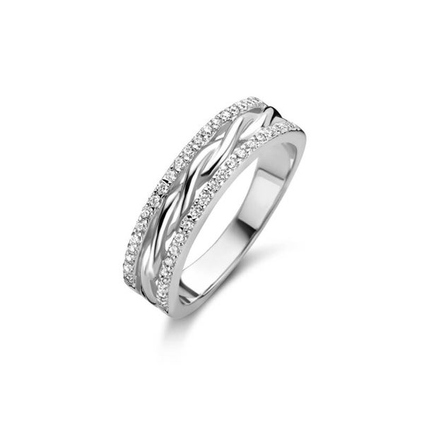 Rosa Di Luca Zilver Ring Zirkonia 629.656