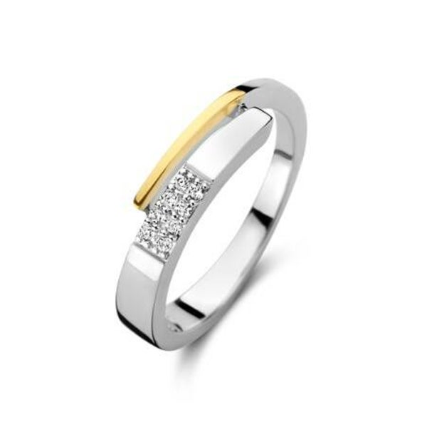 Rosa Di Luca Zilver Ring Zirkonia 629.678