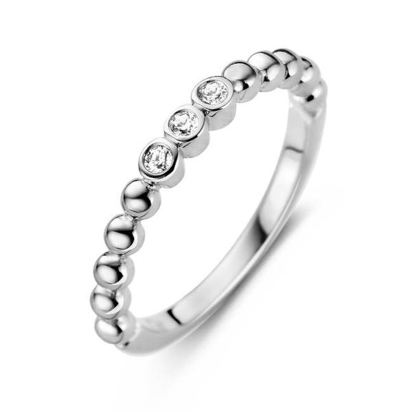 Rosa Di Luca Zilver Ring Zirkonia 629.716