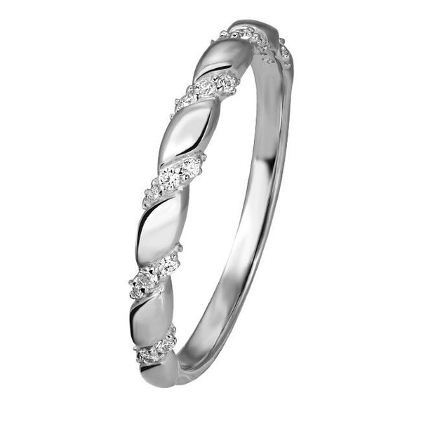 Rosa Di Luca Zilver Ring Zirkonia 629.723