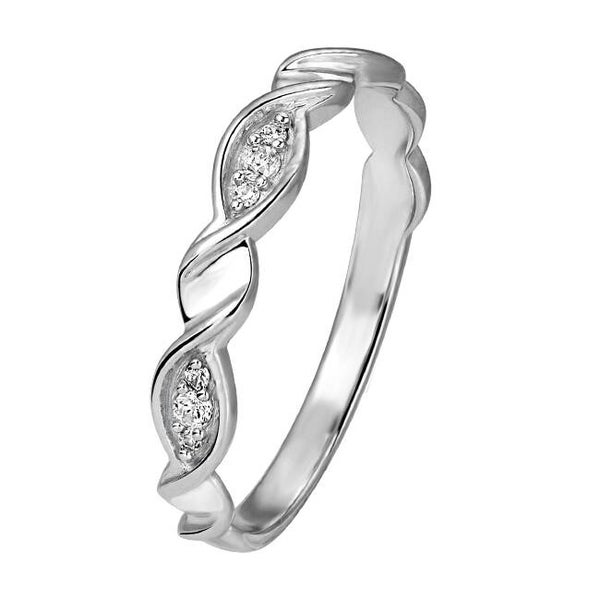 Rosa Di Luca Zilver Ring Zirkonia 629.724