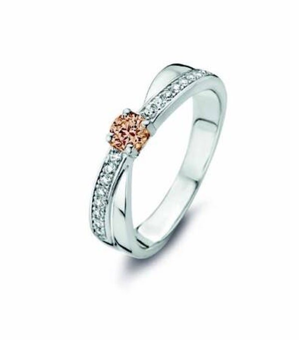 Rosa Di Luca Zilver Ring Zirkonia 629.814