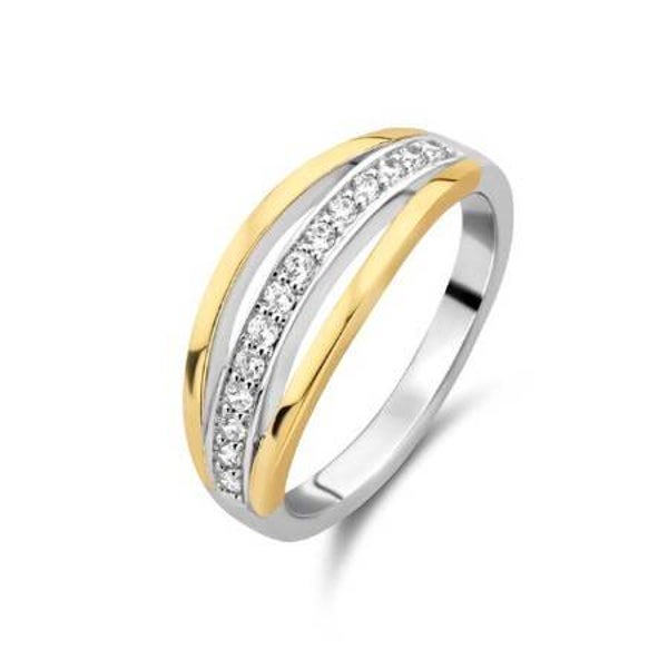 Rosa Di Luca Zilver Ring Zirkonia 629.817