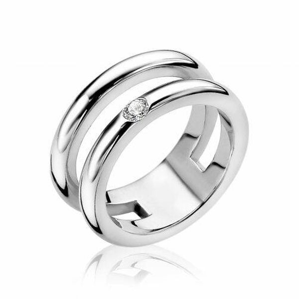 ZINZI Ring Zilver Multi-look ZIR1366