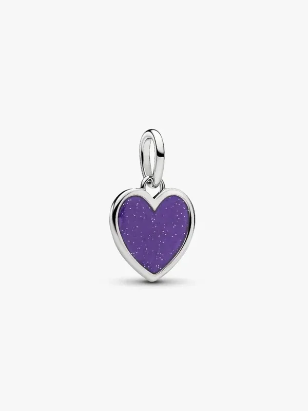 Pandora Dangle Paars Hart 735088C02