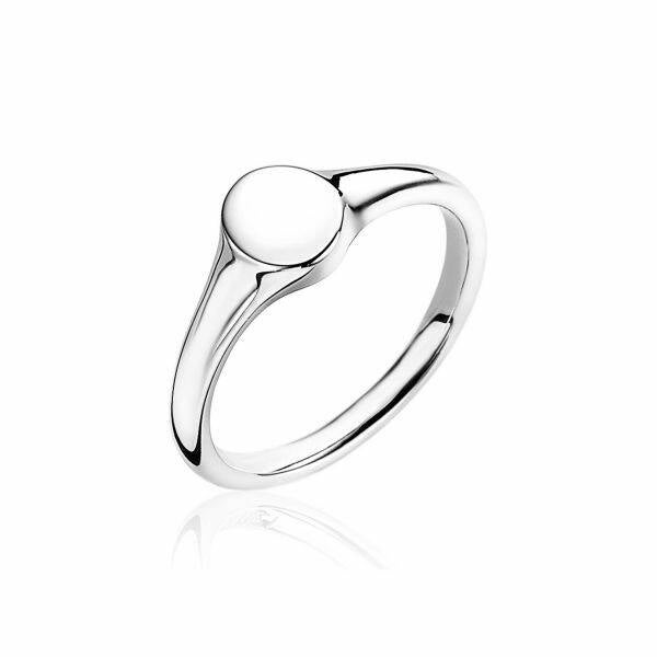 ZINZI Ring Zilver Pinkring ZIR1665