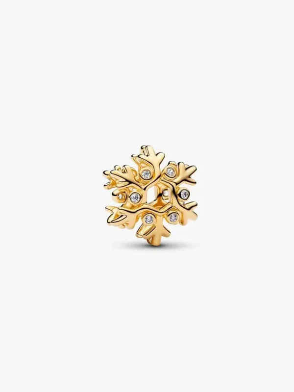 Pandora Charm Sneeuwvlok Verguld 764249C01