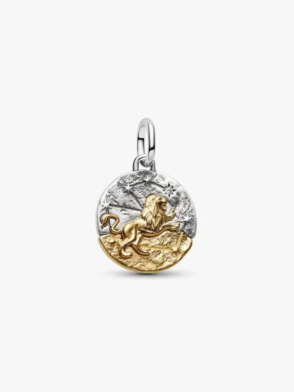 Pandora Dangle Goldplated Leeuw sterrenbeeld medaillon hanger 764994C01