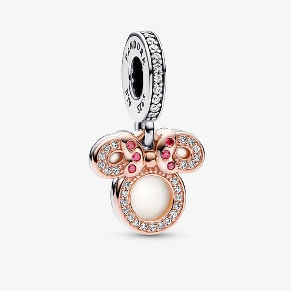 Pandora Disney Dangle Minnie Mouse 14 Rose verguld 782615C01