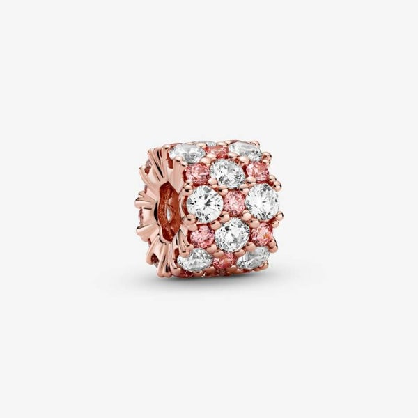 Pandora Charm Pink & Clear Sparkle 788487C01