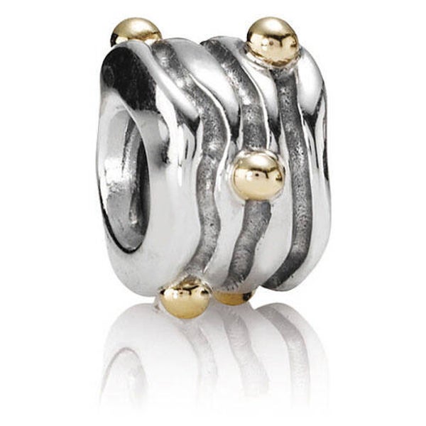 Pandora Sale Charm Wavy met 14K Verguld 790167