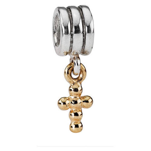Pandora Sale Dangle Kruisje 14K Geelgoud Verguld 790169