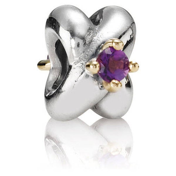 Pandora Sale Charm Love Knot Amathyst 790371AM