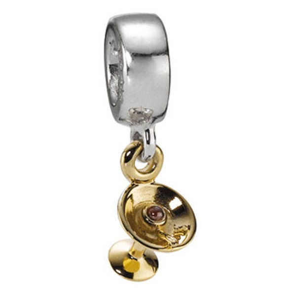 Pandora Sale Dangle Cocktailglas met 14K Goud 790527GR