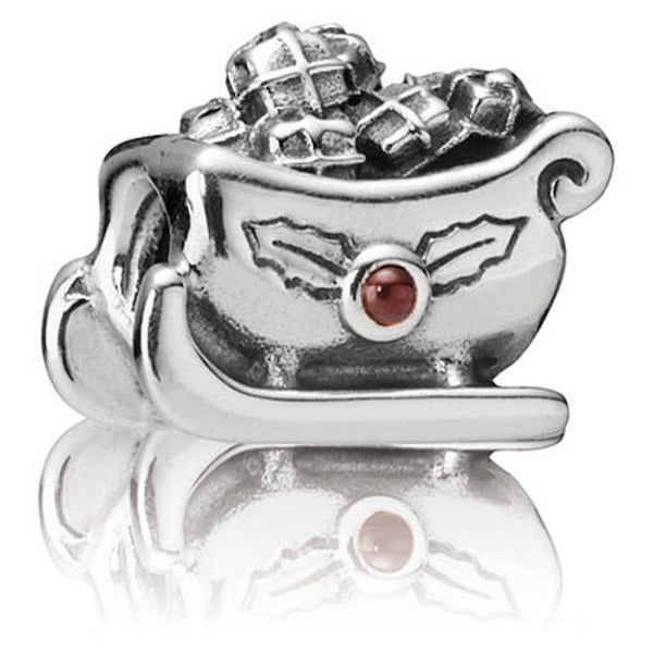 Pandora Sale Charm Christmas Santa's Sleigh 790562GA