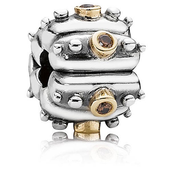 Pandora Sale Clip Brown Zirkonia 790853BCZ