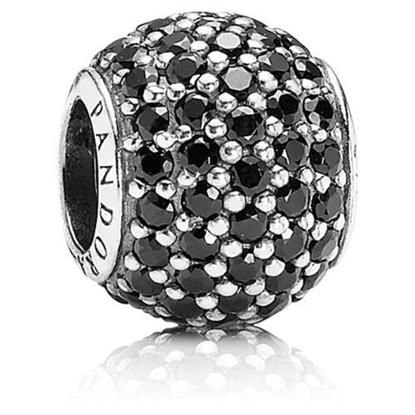 Pandora Sale Charm Black Pave 791051NCK