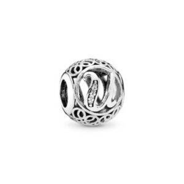 Pandora Sale Charm Letter U Zirkonia's 791865CZ