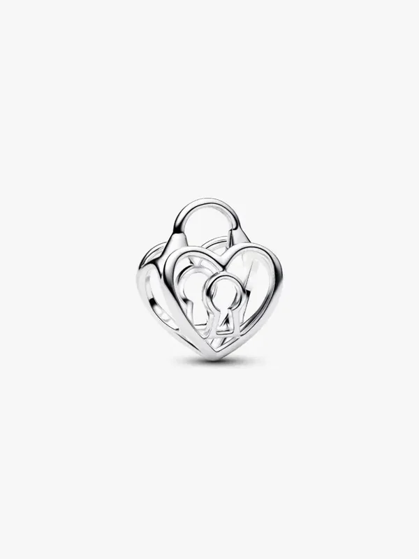 Pandora Charm Zilver Hart Hangslot Opengewerkt 794358C00