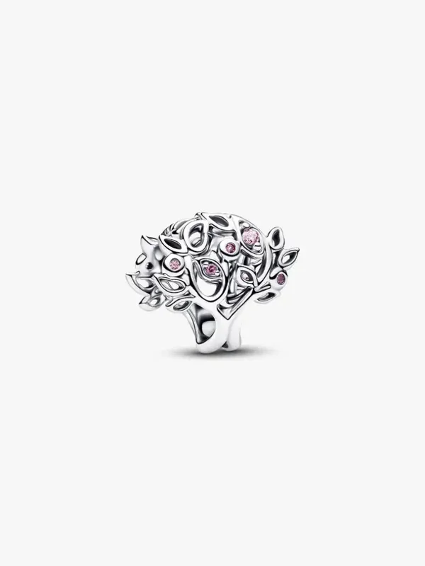 Pandora Charm Family Tree Licht Roze 794486C01
