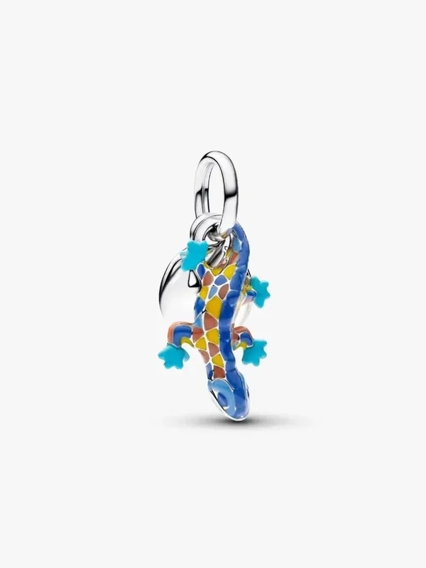 Pandora Dangle Salamander & Graveerbare Ronde Tag Dubbele 794916C01