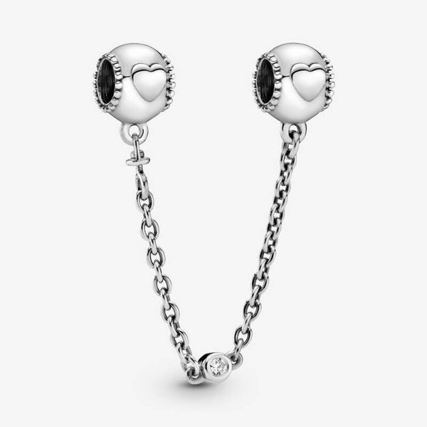 Pandora Safety Chains Embossed Hearts 796457CZ