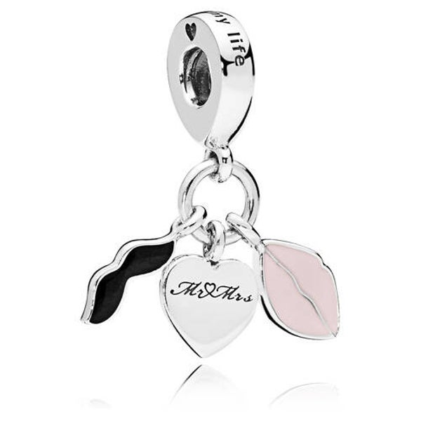 Pandora Sale Dangle 'Mr & Mrs' 797273ENMX