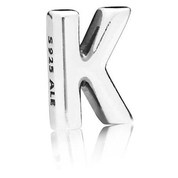 Pandora Petites Letter K Zilver 797329