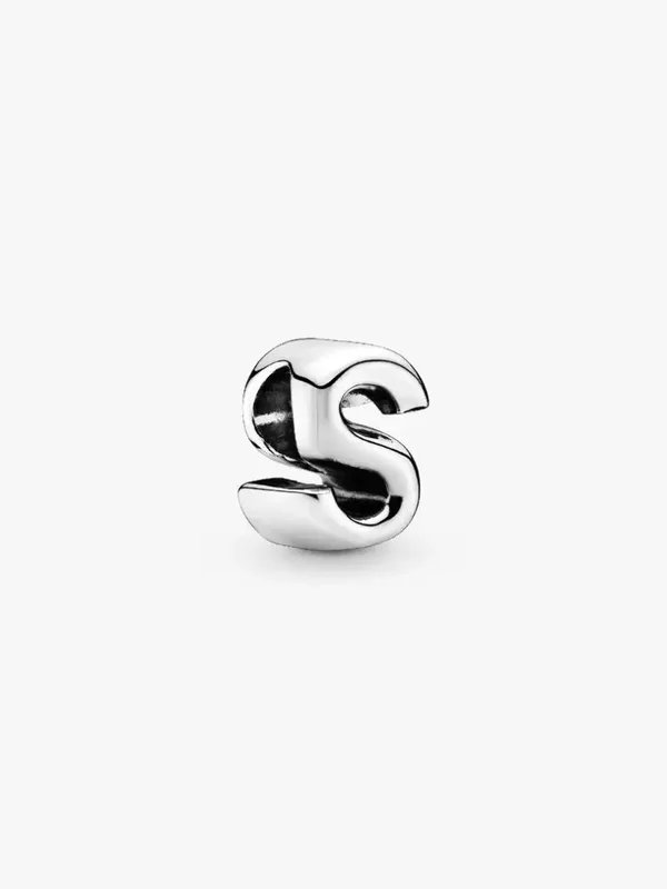 Pandora Bedel Letter S Zilver 797473