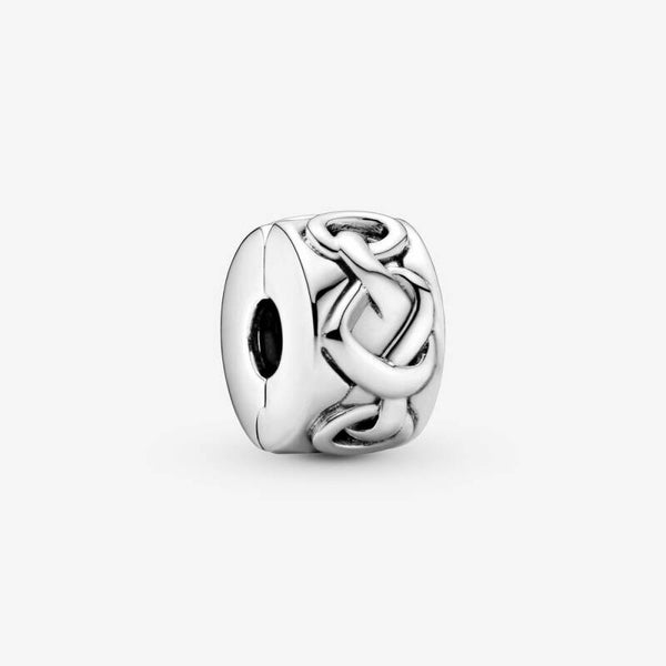 Pandora Clips Knotted Hearts 798035